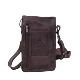 Bear design Schoudertasje 'Robbie' 2.0 mid night plum