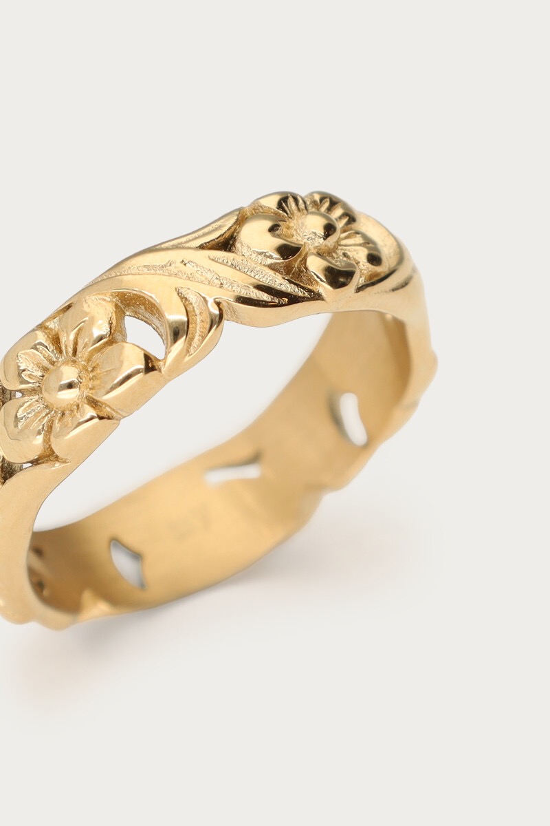 My Jewellery Botanical ring met vintage bloemen