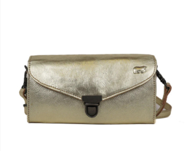 Bear Design Clutch/enveloptasje 'Pascalle' champagne