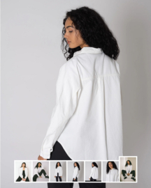 Tiltil art blouse LS white