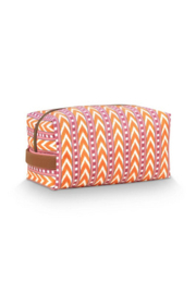 Pip Studio Coco Cosmetic Bag Medium Samba Stripe Orange