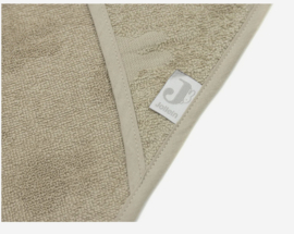 jollein badcape badstof | nijntje jacquard olive green