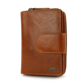 Bear Design portemonnee 'Loet' cognac