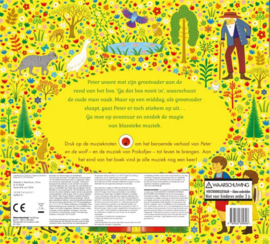Boek het verhalen orkest Peter en de wolf | prentenboek met geluid