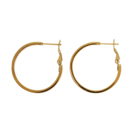 camps & camps oorbellen | basic plain hoop