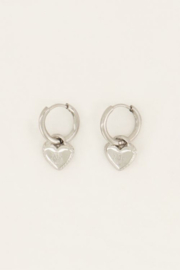My jewellery oorbellen | zilver candy couture hearts