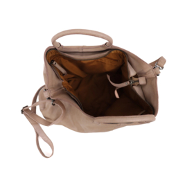 Bear design Hand-/schoudertas 'Jasmijn' taupe M