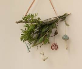 Maileg eend ornament zand
