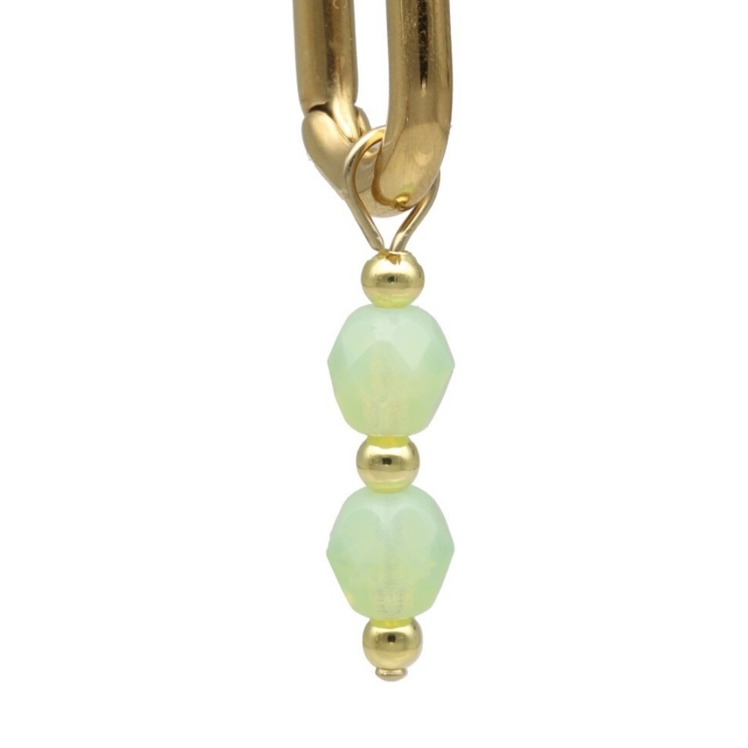 camps & camps oorbellen Glass Bead Erenite