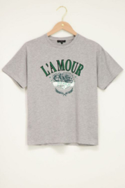 My Jewellery t-shirt | t-shirt l'amour grijs