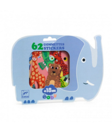 Djeco knutselen stickers dieren van de savanne