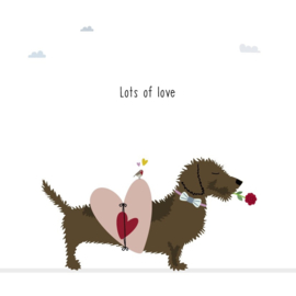 wenskaart Frits | lots of love