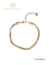 rose en camellia armband dubbele jasseron