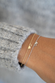 my jewellery set 2 armbandjes |1 goud en 1 zilver