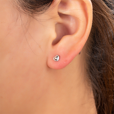 Go Dutch Label oorbellen Tiny Heart - rh