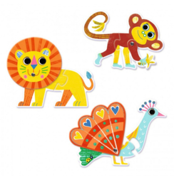 Djeco duo puzzel | articulo animals