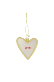 zusss kerst ornament hart wit