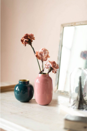 PIp studio ronde mini vaas | donkergroen 10cm