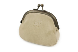 Bear Design klassieke beugelportemonnee 'Lilly' silver mink