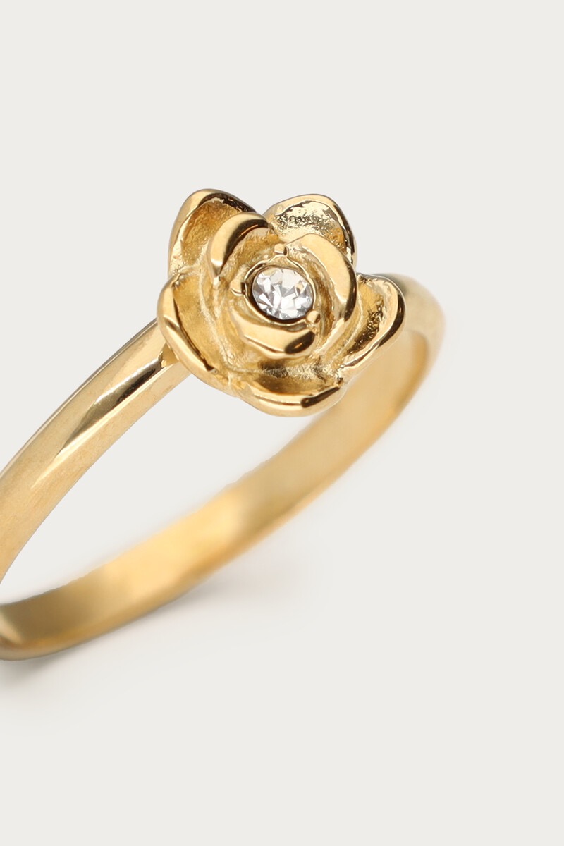My Jewellery Botanical ring met ranonkel bloem
