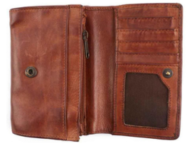 Bear Design kleine portemonnee | cognac