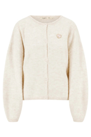 zusss vest met broche off white