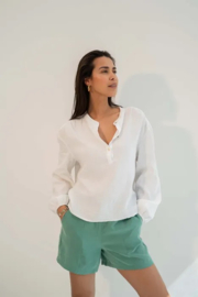 zusss linnen blouse wit