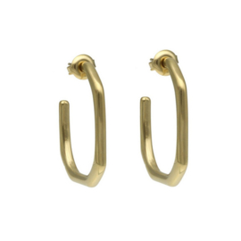 camps & camps oorbellen Plain Rectangle Earrings