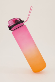 My Jewellery roze en oranje waterfles