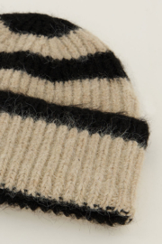 My Jewellery Stripe knitted beanie
