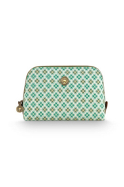 Pip Studio Coby Cosmetic Bag Triangle Small Mojo Green