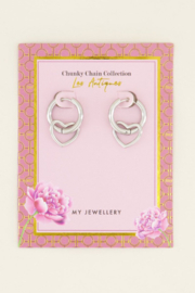 My Jewellery oorringen | met hartje zilver