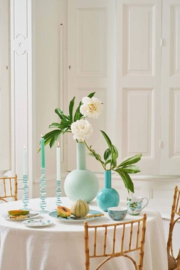Pip Studio vase metal medium blue