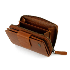 Bear Design portemonnee 'Loet' cognac