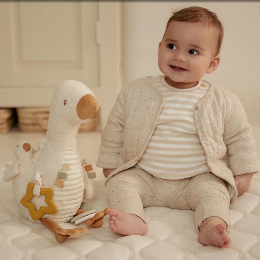 Little dutch Activiteitenknuffel Gans - Wit - Little Goose