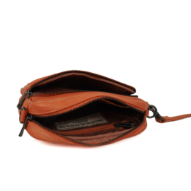 Bear design Unisex schoudertasje 'peggy' apricot