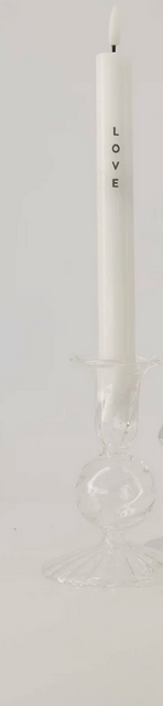Zusss kandelaar glas bolling M transparant