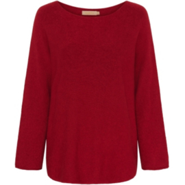 marta du chateau knitted top dagmar red