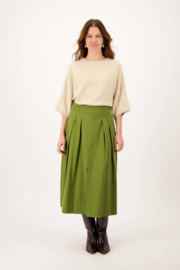 Zusss boot hals sweater 3/4 mouw grijs/oyster