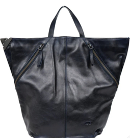Bear design vouwugzakje 'Lisa' black