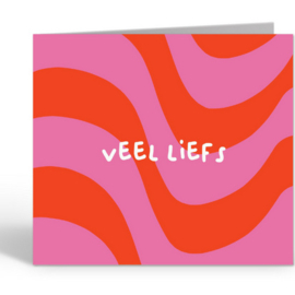 Pippa wenskaart veel liefs