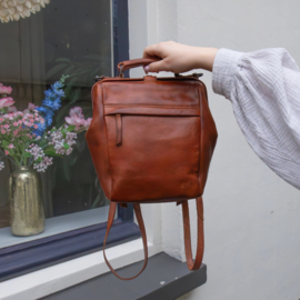 Bear Design dokterstasje/rugzak cognac
