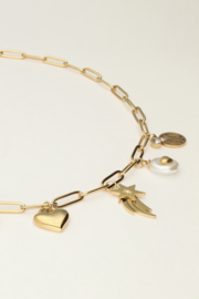 My Jewellery bedelketting vallende ster goud