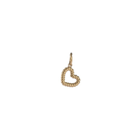 Go Dutch Label small heart pendant - 14k