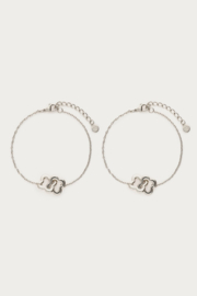 MyJewellery Forever Connected armbanden met klaver set goud en zilver