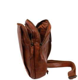 Bear design Crossbody tas 'Stefan' cognac