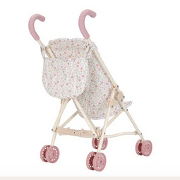 Little Dutch metalen poppenbuggy soft flowers