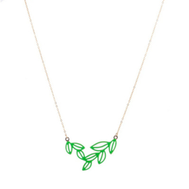 Go Dutch Label ketting | festival leaves goud