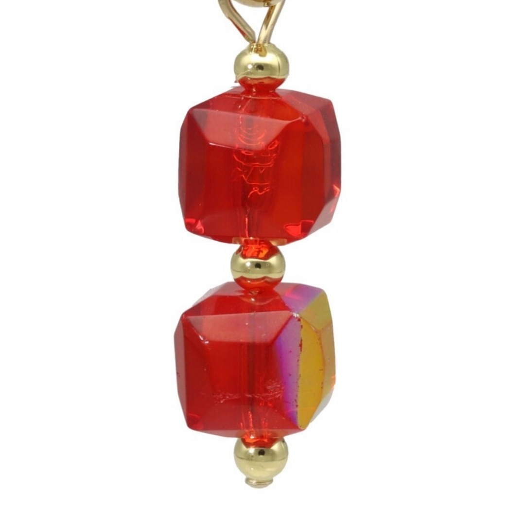 camps & camps oorbellen Glass Bead Siam
