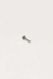 My jewellery Iconic oor piercing met strass zilver